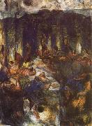Paul Cezanne The Orgy or the Banquet oil painting artist